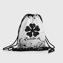 Рюкзак-мешок ЧЁРНЫЙ КЛЕВЕР, цвет: 3D-принт