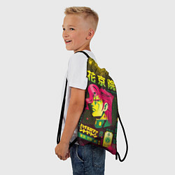 Рюкзак-мешок Приключения ДжоДжо, цвет: 3D-принт — фото 2