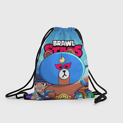 Рюкзак-мешок BRAWL STARS EL BROWN, цвет: 3D-принт