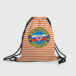 Рюкзак-мешок Тельняшка МЧС, цвет: 3D-принт
