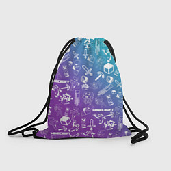 Рюкзак-мешок Minecraft pattern, цвет: 3D-принт