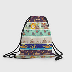 Рюкзак-мешок Pattern 3, цвет: 3D-принт