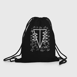 Рюкзак-мешок Символы, цвет: 3D-принт