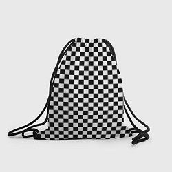 Рюкзак-мешок Шахматка мелкая, цвет: 3D-принт