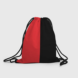 Рюкзак-мешок BLACK RED, цвет: 3D-принт