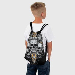 Рюкзак-мешок Megadeth, цвет: 3D-принт — фото 2