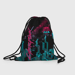 Рюкзак-мешок CYBERPUNK, цвет: 3D-принт