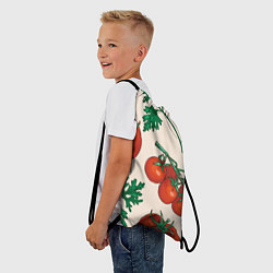 Рюкзак-мешок Летние овощи, цвет: 3D-принт — фото 2