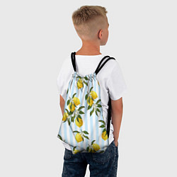 Рюкзак-мешок Лимоны, цвет: 3D-принт — фото 2