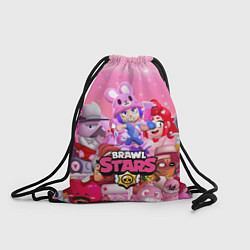 Рюкзак-мешок PENNY и BRAWLERS BRAWL STARS, цвет: 3D-принт