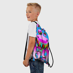 Рюкзак-мешок 6IX9INE GOOBA, цвет: 3D-принт — фото 2