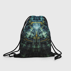 Рюкзак-мешок Фрактал узор будущее масоны, цвет: 3D-принт