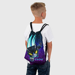 Рюкзак-мешок Brawl Stars CROW, цвет: 3D-принт — фото 2