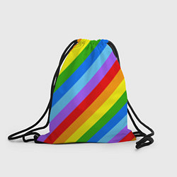 Рюкзак-мешок РАДУЖНЫЕ ЛИНИИ, цвет: 3D-принт