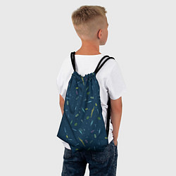 Рюкзак-мешок Звёздный хреньсер «Риклактика», цвет: 3D-принт — фото 2