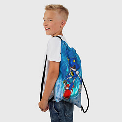 Рюкзак-мешок Metal Sonic, цвет: 3D-принт — фото 2