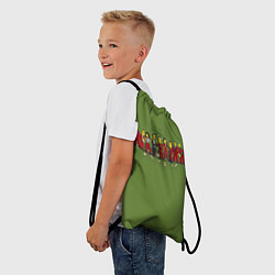 Рюкзак-мешок БУМАЖНЫЙ ДОМ, цвет: 3D-принт — фото 2