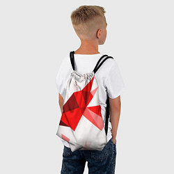 Рюкзак-мешок GEOMETRY RED, цвет: 3D-принт — фото 2
