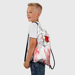Рюкзак-мешок PYTN X ROSE, цвет: 3D-принт — фото 2
