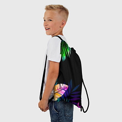 Рюкзак-мешок Тропическая Ночь, цвет: 3D-принт — фото 2