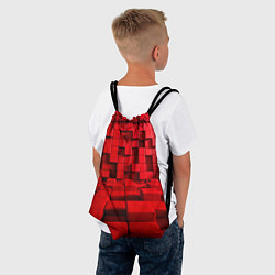 Рюкзак-мешок 3D кубики, цвет: 3D-принт — фото 2