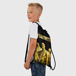 Рюкзак-мешок FORTNITE GOLD SQUAD, цвет: 3D-принт — фото 2