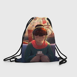 Рюкзак-мешок Дома, цвет: 3D-принт