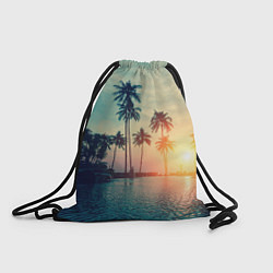 Рюкзак-мешок Пальмы, цвет: 3D-принт