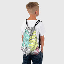 Рюкзак-мешок ТЕКСТУРА ТРОПИКИ, цвет: 3D-принт — фото 2