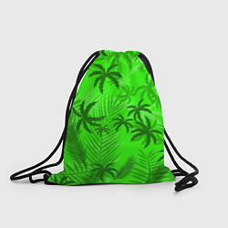 Рюкзак-мешок ПАЛЬМЫ ЛЕТО TROPICAL, цвет: 3D-принт