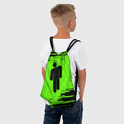 Рюкзак-мешок BILLIE EILISH БИЛЛИ АЙЛИШ, цвет: 3D-принт — фото 2