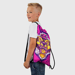 Рюкзак-мешок Граффити Лев, цвет: 3D-принт — фото 2