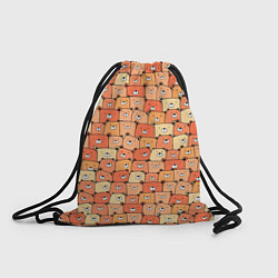 Рюкзак-мешок МИШКИ, цвет: 3D-принт