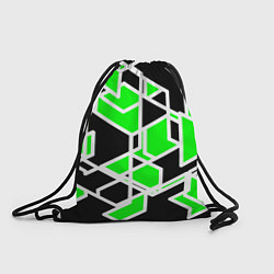 Рюкзак-мешок Зелёное трубы, цвет: 3D-принт