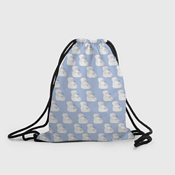 Рюкзак-мешок Голубой мегамозг, цвет: 3D-принт