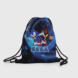 Рюкзак-мешок Sonic SEGA, цвет: 3D-принт