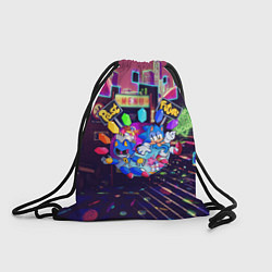 Рюкзак-мешок SONIC RETRO, цвет: 3D-принт