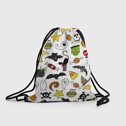Рюкзак-мешок Хэллоуин паттерн, цвет: 3D-принт