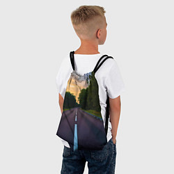 Рюкзак-мешок Дорога, цвет: 3D-принт — фото 2