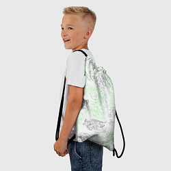 Рюкзак-мешок Нарисованные черепашки, цвет: 3D-принт — фото 2
