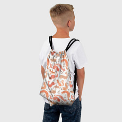 Рюкзак-мешок Лисички, цвет: 3D-принт — фото 2