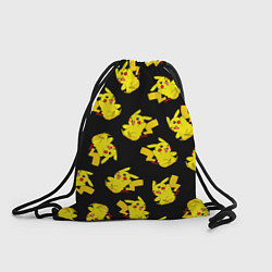 Рюкзак-мешок Веселый пикачу, цвет: 3D-принт