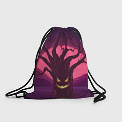 Рюкзак-мешок Страшное дерево, цвет: 3D-принт