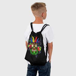 Рюкзак-мешок MASK, цвет: 3D-принт — фото 2