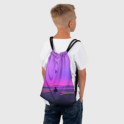 Рюкзак-мешок ALONE, цвет: 3D-принт — фото 2