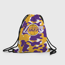 Рюкзак-мешок LA LAKERS ЛЕЙКЕРС, цвет: 3D-принт