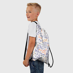 Рюкзак-мешок Мама, я физик!, цвет: 3D-принт — фото 2