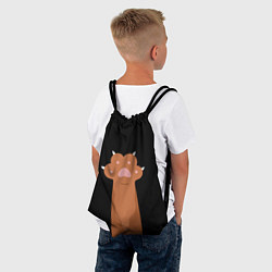 Рюкзак-мешок Лапа медведя, цвет: 3D-принт — фото 2