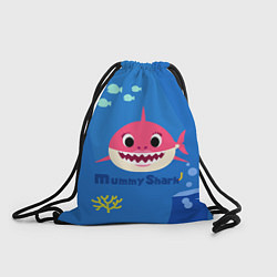 Рюкзак-мешок Mummy shark, цвет: 3D-принт