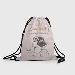 Рюкзак-мешок Белоснежка, цвет: 3D-принт
